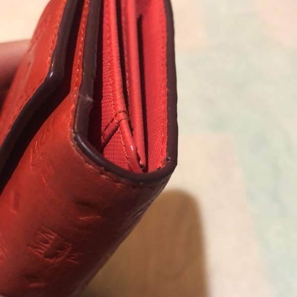 SOLD❤️Authentic MCM 3 fold leather wallet - Picture 5 of 16